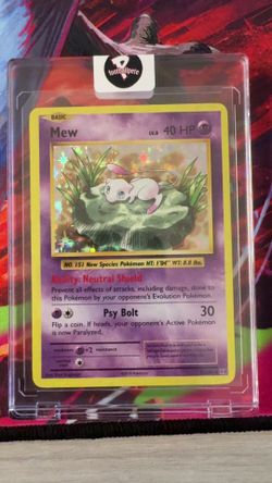 Pokémon Mew TCG Card Holo Rare, XY Evolutions, Card 53/108