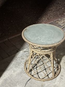 Bamboo Corner Table
