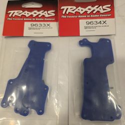 Blue Rear Suspension Arm Covers (2)
Part Number:  9634X 9633X
