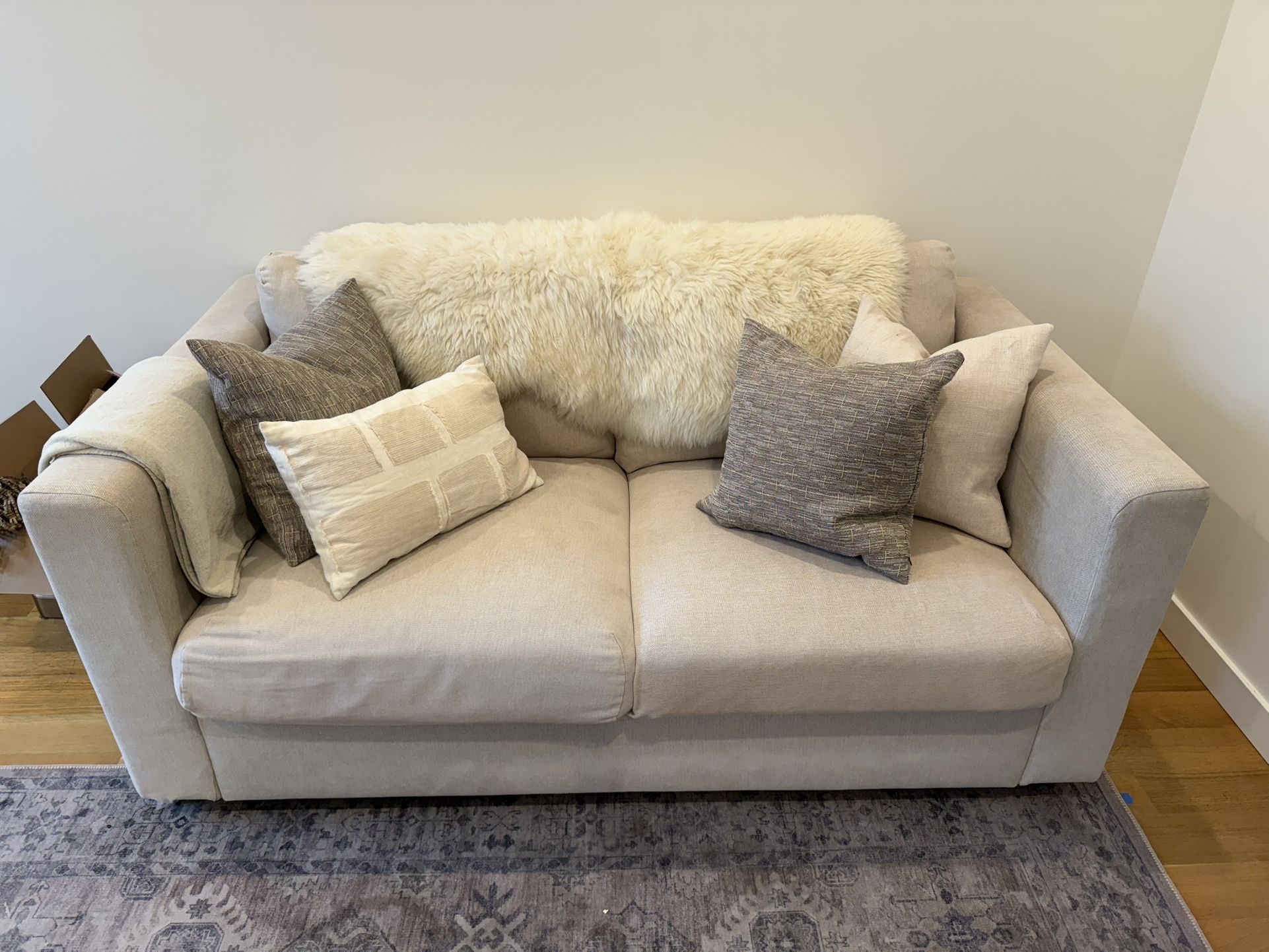 Beige IKEA Finnala Loveseat