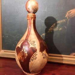 Vintage leather Decanter Flask