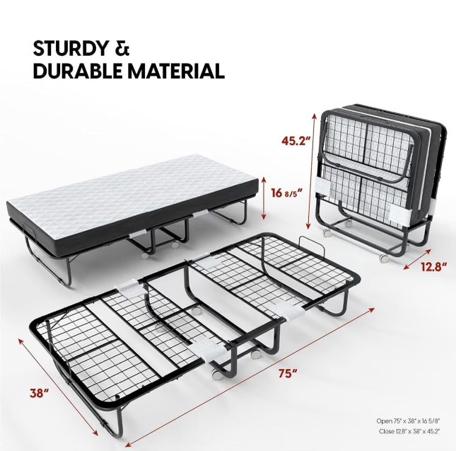 Foldable Bed Twin