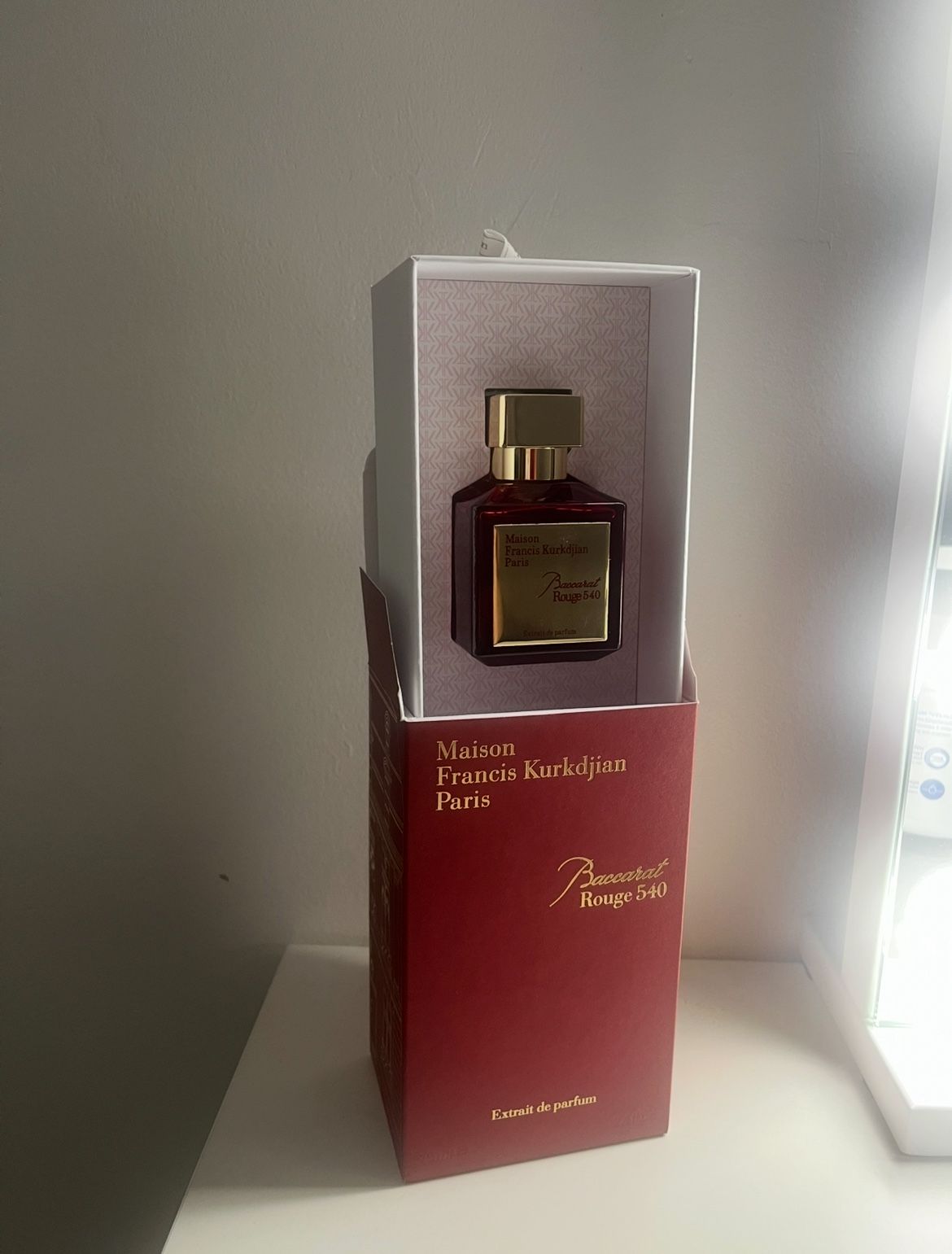 Baccarat Rouge 540 SPRAYED ONCE