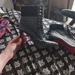 Size 41 Christian Loboutin Boots _ Need Cash ASAP 