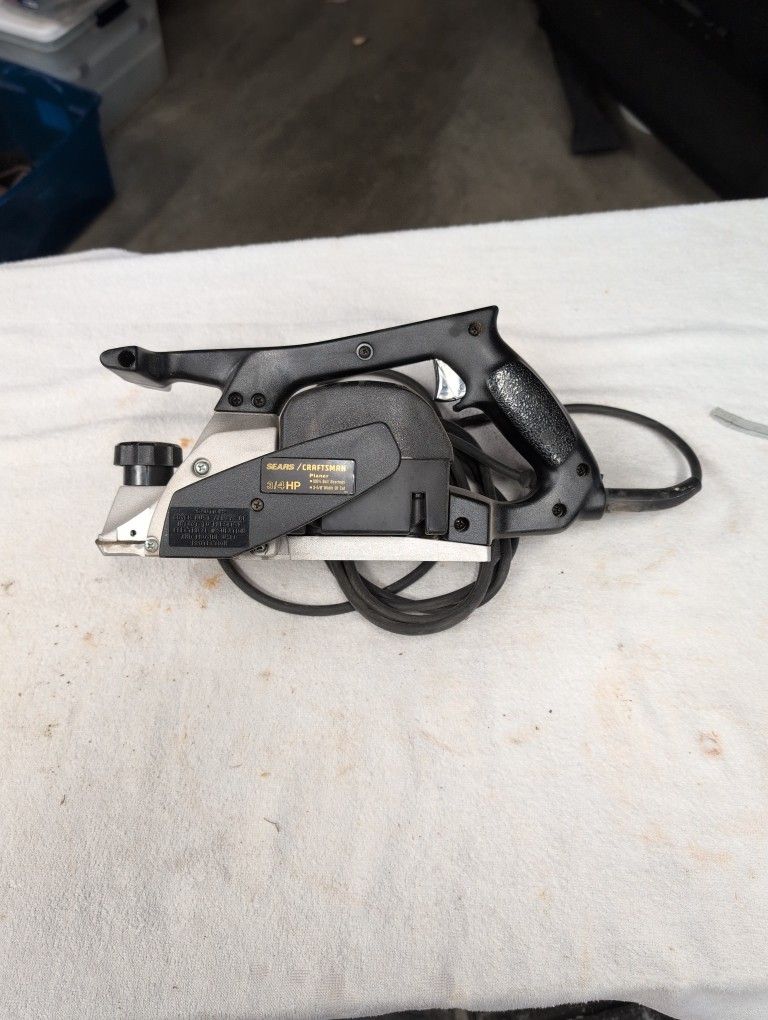 Craftsman 3/4 Horsepower Planer Tested And Working