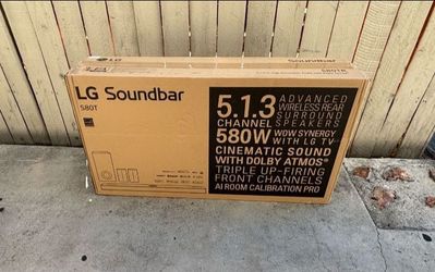 LG 5.1.3 Channel Soundbar with Dolby Atmos and Rear Surround Speakers - S80TR