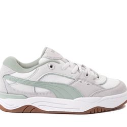 New In Box Mens PUMA 180 Athletic Shoes - Feather Gray/Green Fog (Multi. Sizes)