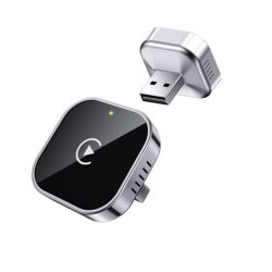 Teeran Wireless CarPlay Adapter 2025 Upgrade Wired CarPlay to Wireless, Mini USB Design for Cars with Built-in Wired Apple CarPlay Seamless Use Fast S