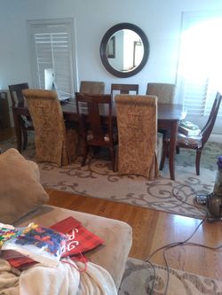 Donning Room Table And Chairs And Buffet
