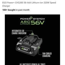 EGO Power+ CH3200 56-Volt Lithium-ion 320W Speed Charger