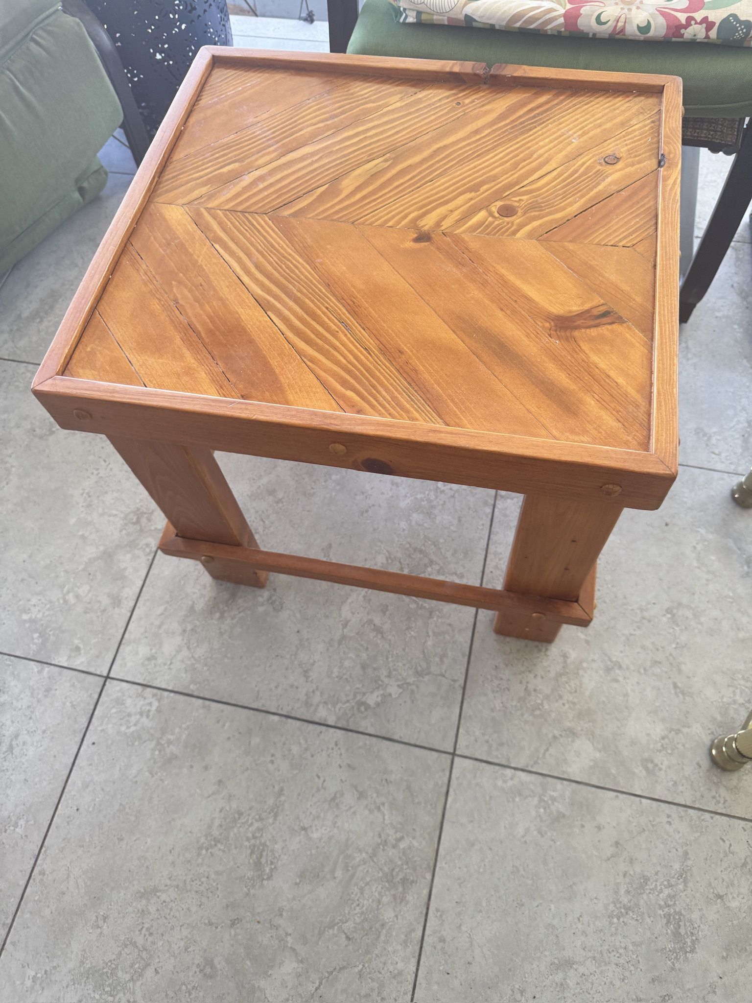 (NOT SOLD) Wooden End table