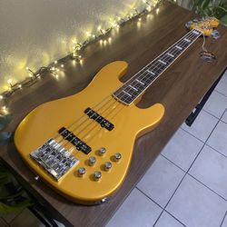 Upgraded MarkBass Active Bass Guitar With Gig Bag