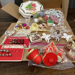 Vintage Christmas Accessories Bundle # 1