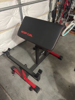 Bicep Preacher Curl Bench