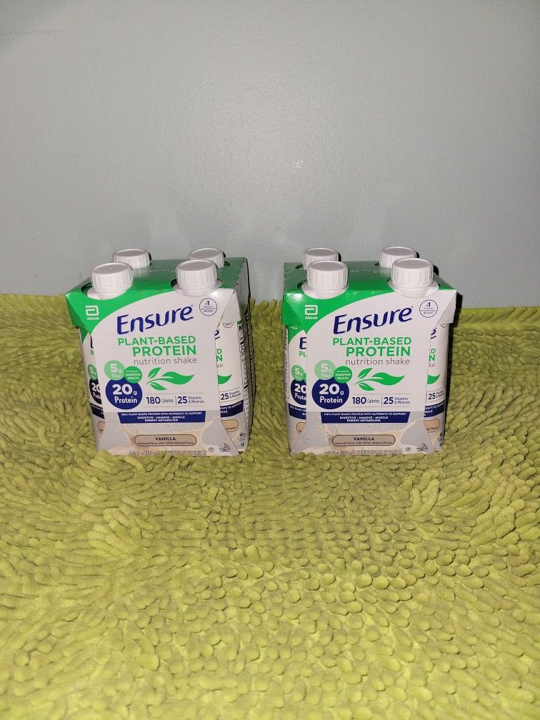 2 Pack 4 Ensure 11oz Vanilla Flavor