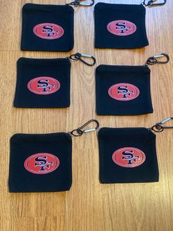 Brand New Niners logo Mini bag’s with Metal clip’s $10 each