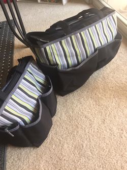 Diaper bag set ( 1 large and 1 small)
