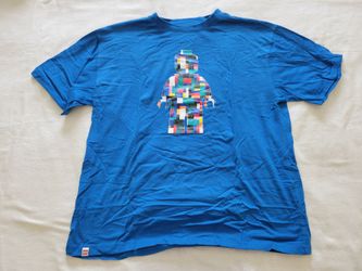 Official Lego x Target Minifigure Graphic Blue T-Shirt