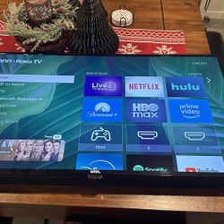 onn 43” 4K UHD Roku smart tv