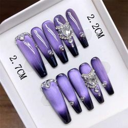 Extra Long Press On Nails - Size Large  