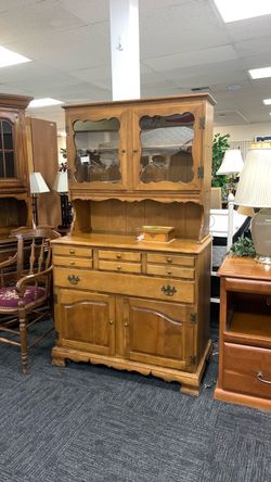 Wooden China Cabinet Hutch Buffet