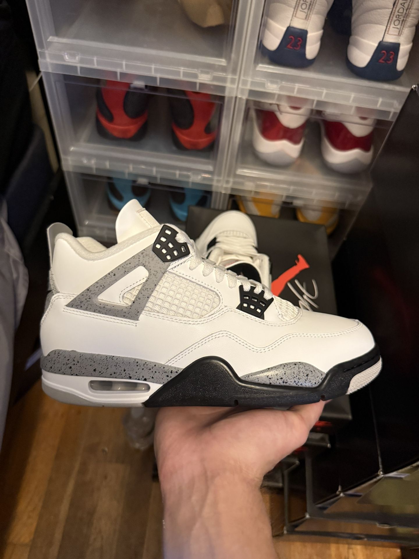 Jordan 4 White Cement