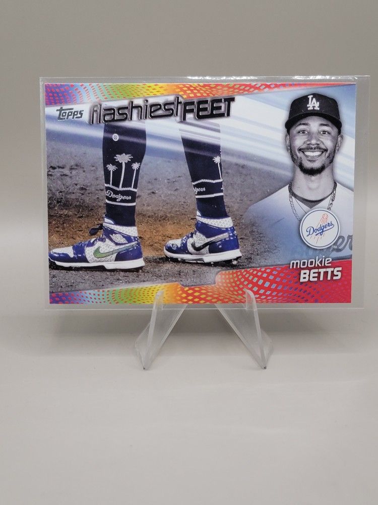 2022 Topps Flashiest Feet Mookie Betts Dodgers