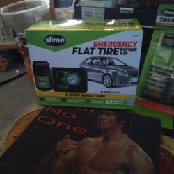 Slime Emergency Flat Tire Repair Kit 