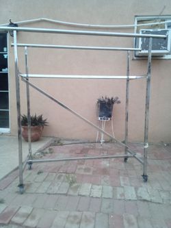 Heavy duty  Clothes rack with wheels
