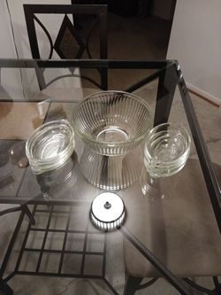 
Set of 8 Pyrex 328 Glass Pixie Dishes With Pyrex 7403-S Bowl