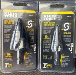 Klein Tools Quick-Release Step Drill Bit Set