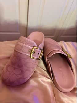 Coach Archival Buckle Clogs
