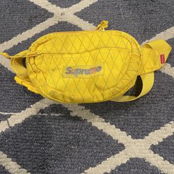 Supreme Yellow Fanny Pack