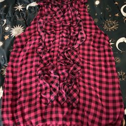 Women Halter Neck Sleeveless Top (front  Ruffles  With