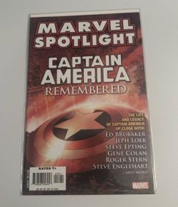 Marvel Spotlight: Captain America Remembered Comic Book