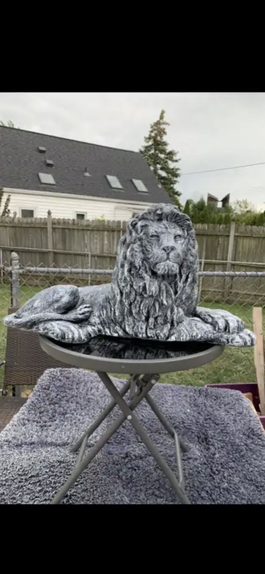 Laying Lion Garden Statue,All Products : American Fashion Style Bags On Sale
