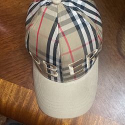 Burberry Baseball Cap Vintage Check Plaid