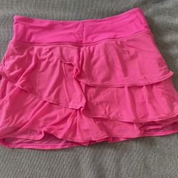Women’s Hot Pink Swim Skirt Story-L