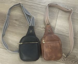 Vegan Leather Crossbody Bags