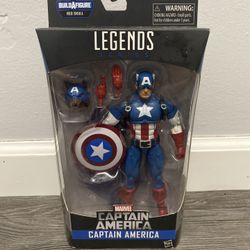 Marvel Legends Captain America Wolf Cap Red Skull Wave 