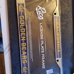 Berkeley college license plate 