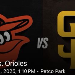 Orioles Vs Padres