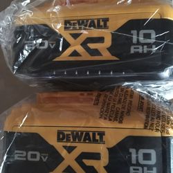 2 Dewalt Batteries  10 Ah