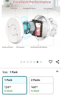 Brand New Smoke Alarm (3 Left)