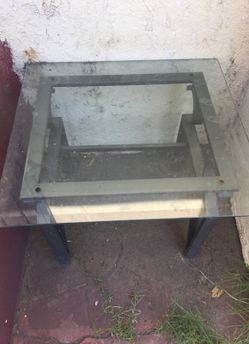 Glass table