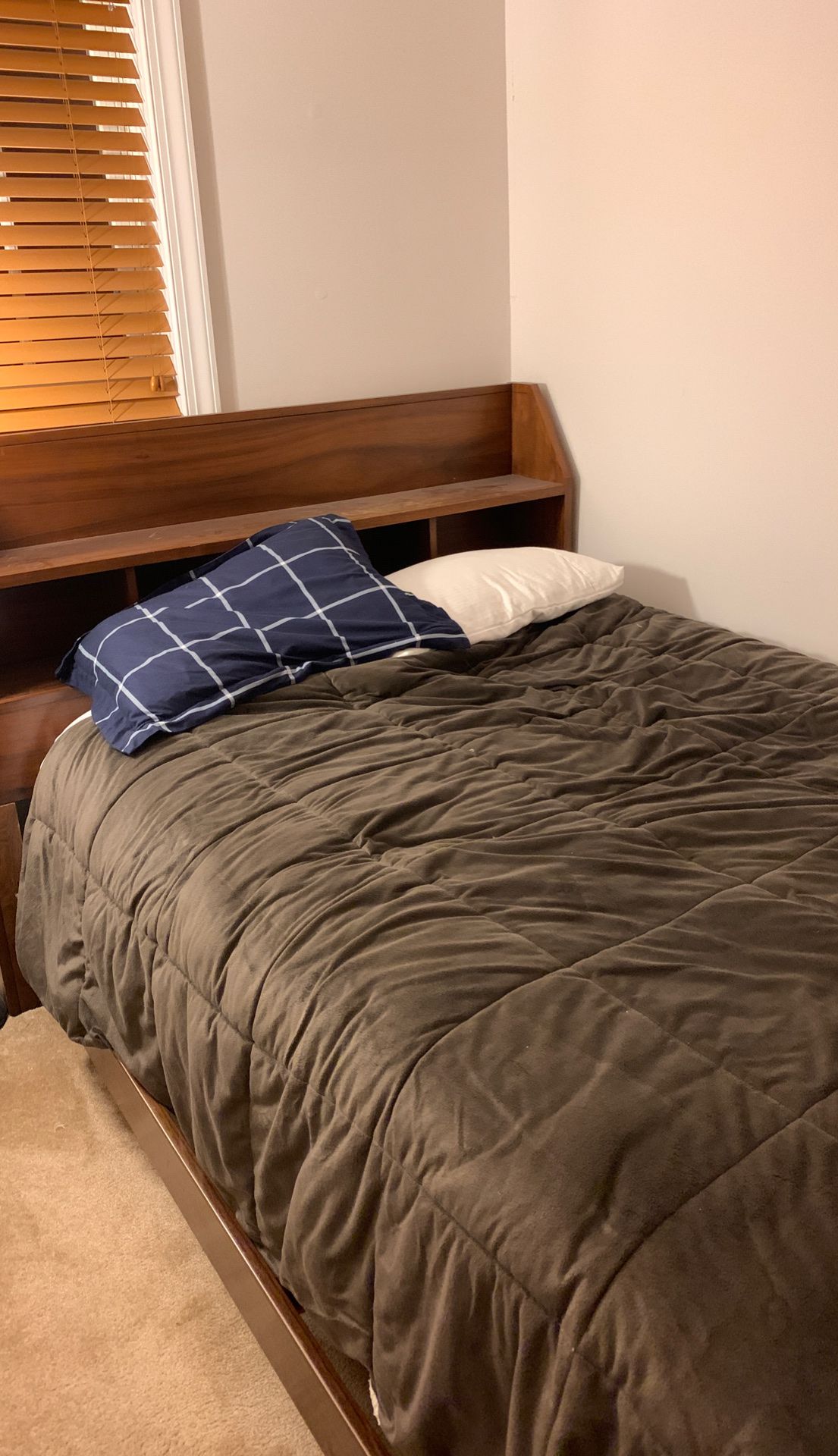 Bed, bed frame, dresser, bed side table