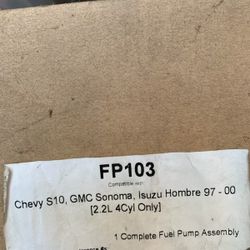 Fuel Pump For Chevy S10,Sonoma, Hombre 97-00 (2.2 4cyl)