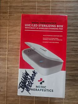Uvc/led sterilizing box
