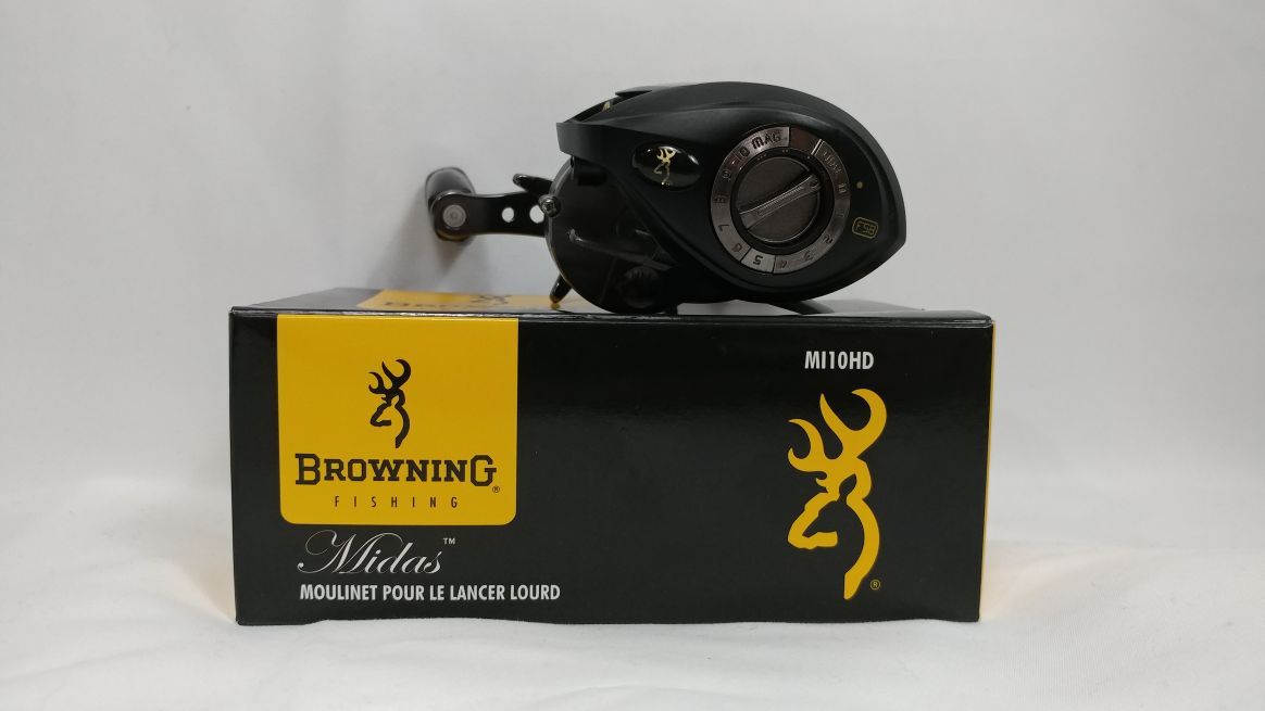 Browning Midas MI10HD Fishing Baitcast Reel RH