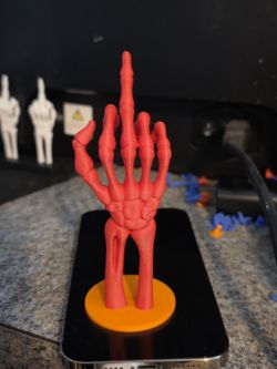 Ai Generated 3d Printed Middle Finger 